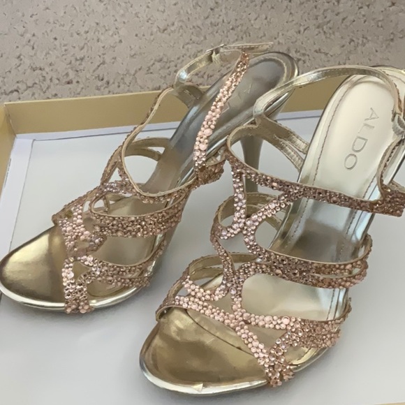 Strassed high heel sandals - Picture 2 of 9